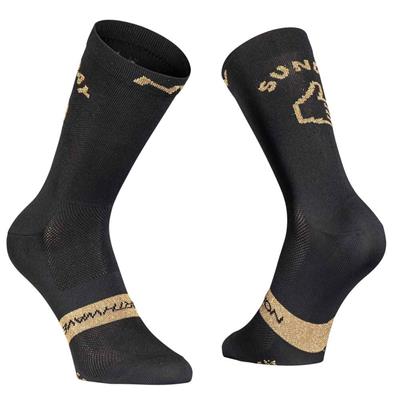 Pánské cyklo ponožky Northwave Sunday Monday Sock Black/Gold                    